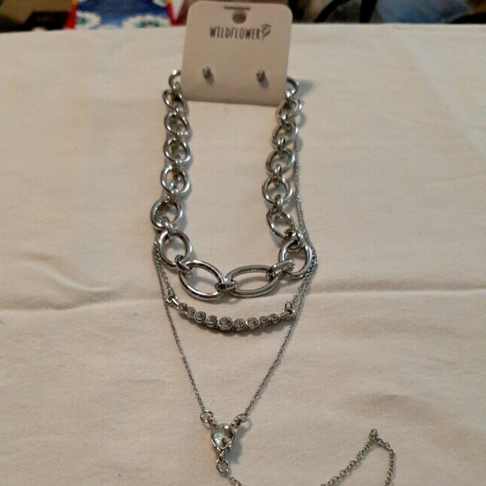 WildFlower 3 strand Necklace